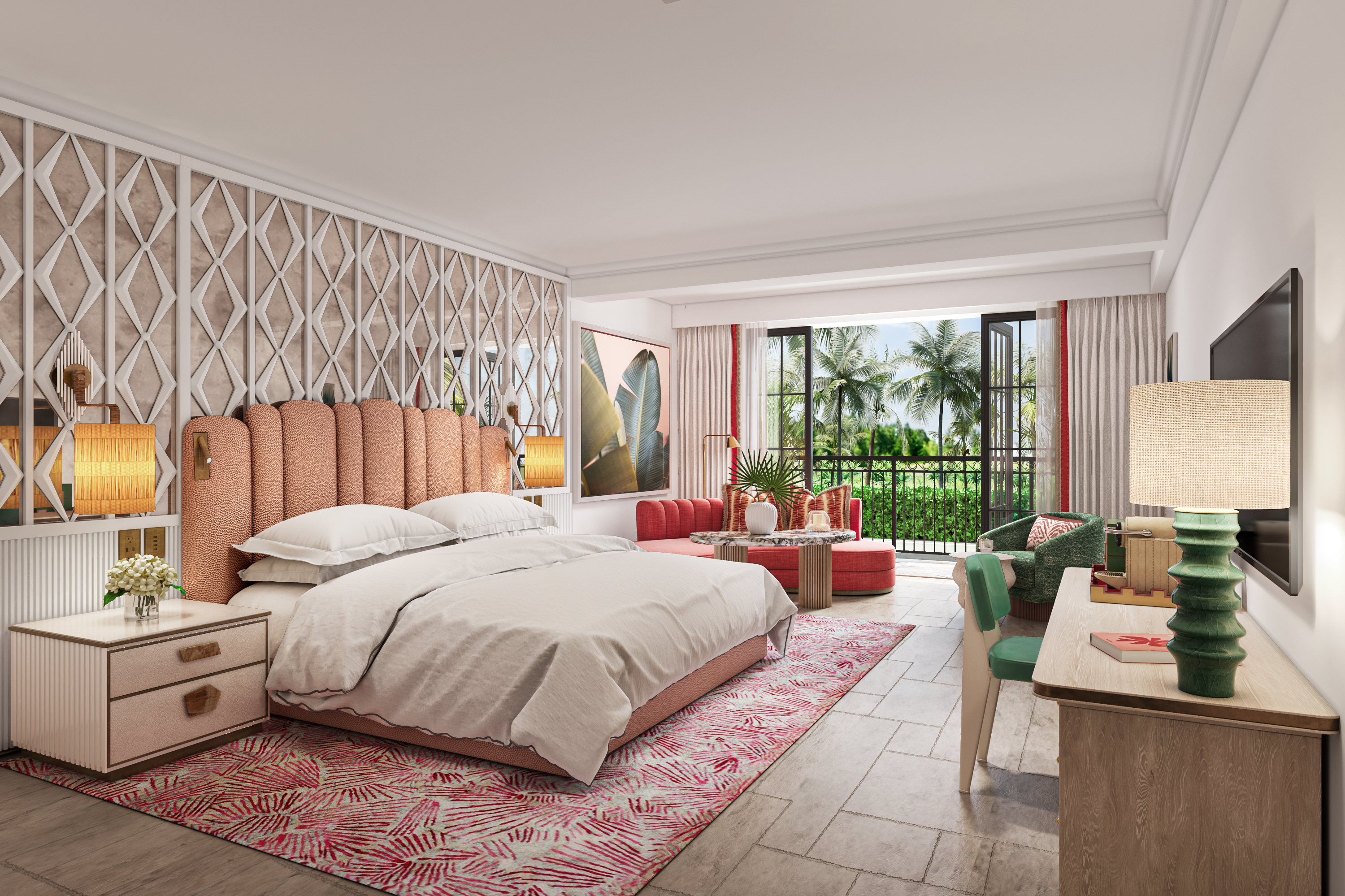 Premier King Bedroom - Palm House